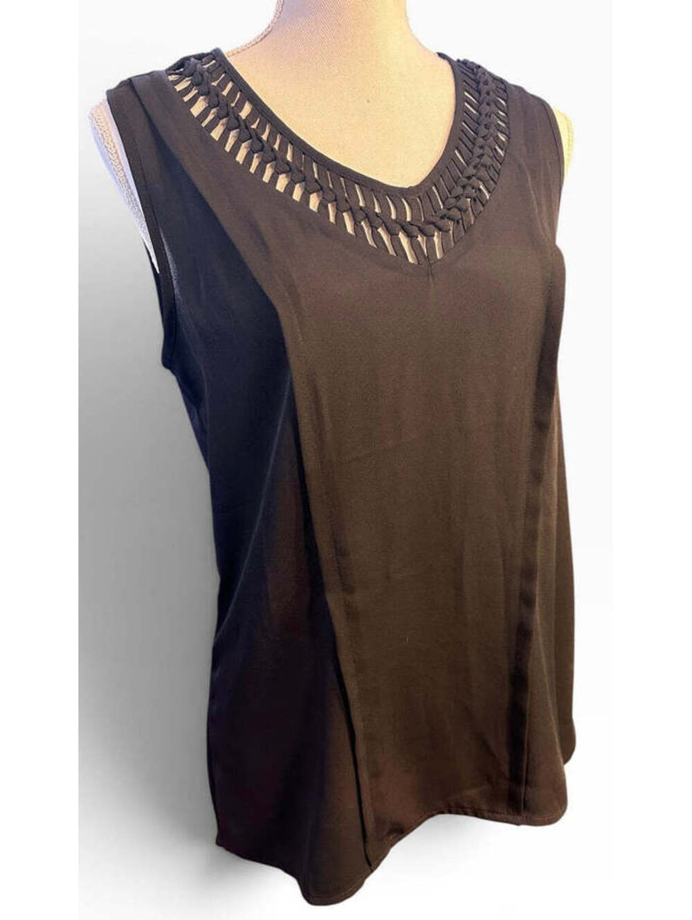 Maeve Black Sleeveless Blouse - Size XS
